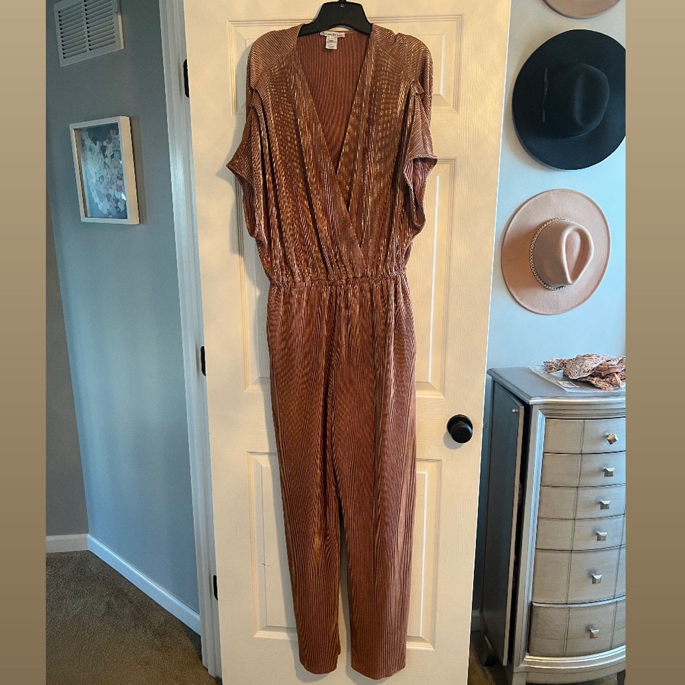 Womens Rose gold Jumpsuit